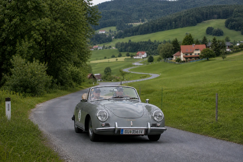 Porsche im Hügelland Porsche rund um Graz Steiermark